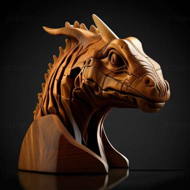 3D model Paronychodon (STL)